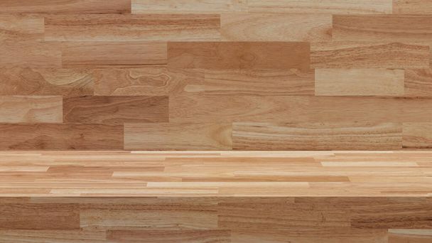 Fondo de pantalla de producto de tabla de textura de madera con espacio de copia. - Foto, Imagen