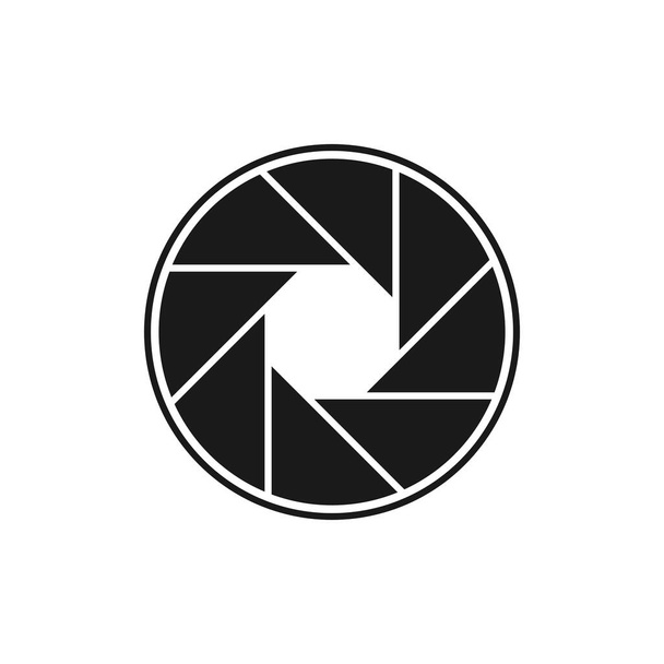 Camera objective icon. Objective lens symbol isolated on white background EPS10 - Vector, Image