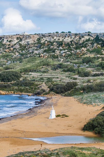 pláž Ramla na severní straně gozo, malta - Fotografie, Obrázek