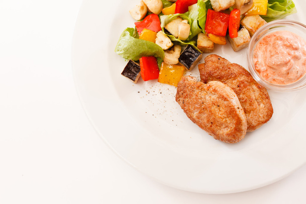 Cutlets with vegetables - Photo, Image