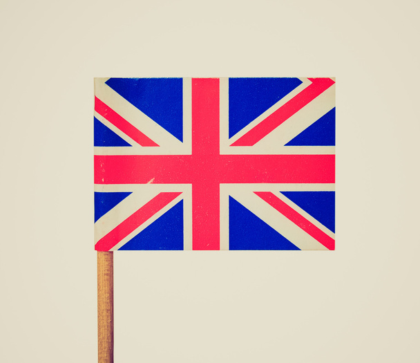 Retro look UK Flag - Photo, Image