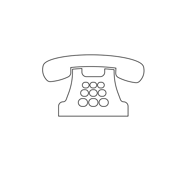 téléphone logo stock illustration design - Vecteur, image