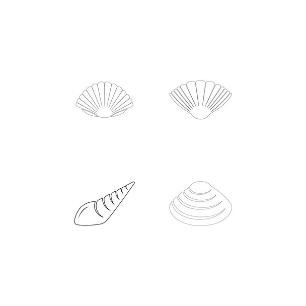 shels λογότυπο εικονογράφηση αρχείου - Διάνυσμα, εικόνα