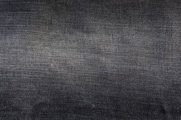 Horní pohled černé džíny textury pozadí - Fotografie, Obrázek