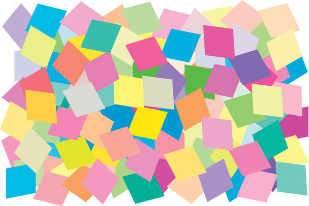 Multi barva tvaru diamantové karty se překrývá se vzorem. barevný tvar geometrie překrývající texturu pozadí. - Vektor, obrázek