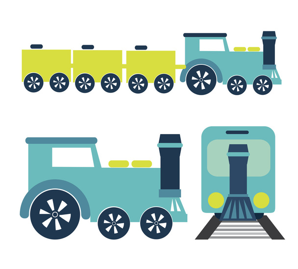 дизайн залізничного транспорту
   - Вектор, зображення