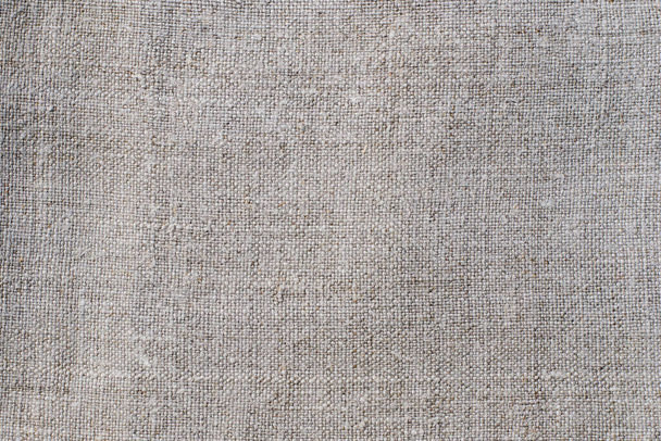 Texture d'un tissu de lin léger, fond - Photo, image