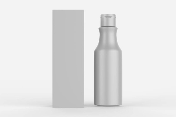 Leere Kosmetikflasche für Branding und Mock Up. 3D-Illustration - Foto, Bild
