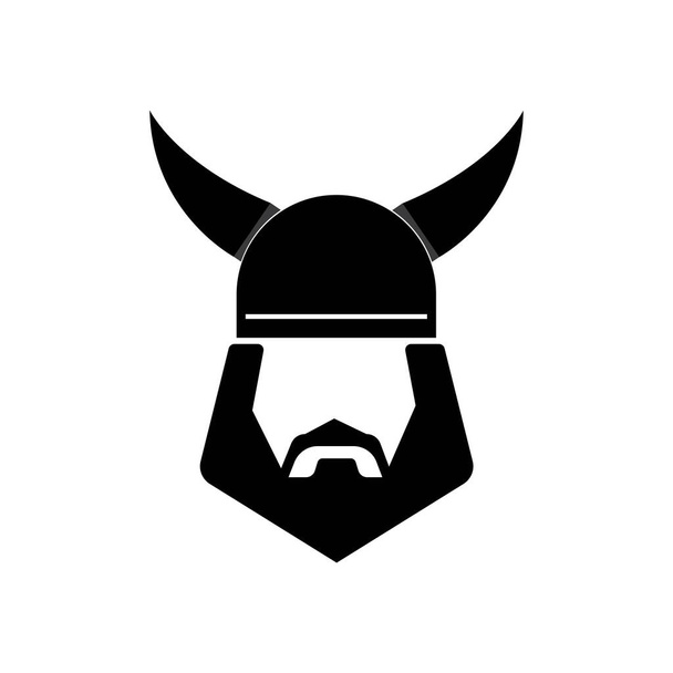 вектор дизайна логотипа викингов - Вектор,изображение