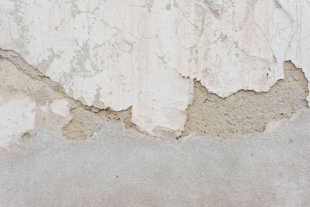 αφηρημένη παλιά γύψινη υφή με ραγισμένο τοίχο του δρόμου Παλαιωμένο φόντο τοίχου, υφή - Φωτογραφία, εικόνα