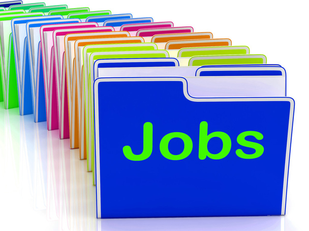 pracovní místa složky znamená najít zaměstnání a práce - Fotografie, Obrázek