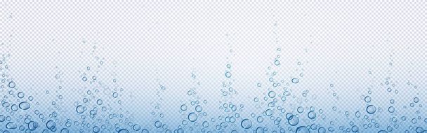 Soda bubbles, water or oxygen air fizz, - Vektori, kuva