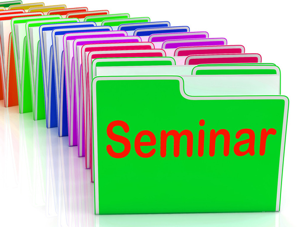 Seminar Folders Show Convention Presentation Or Meeting - Photo, Image