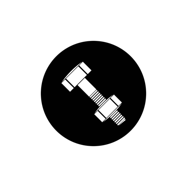 Ikona Bolt Nut. Engineering or Construction Element Illustration As a Simple Vector Sign & Trendy Symbol for Design and Websites, Presentation or Mobile Application. - Vektor, obrázek