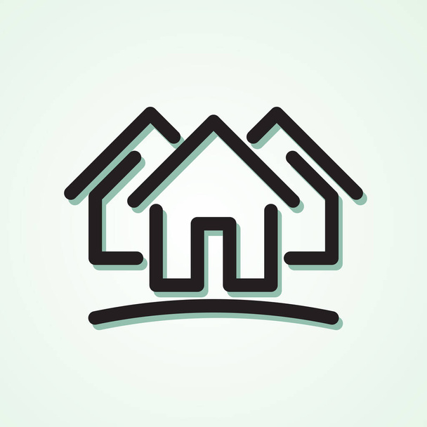 Community Housing Icon as EPS 10 File - ベクター画像