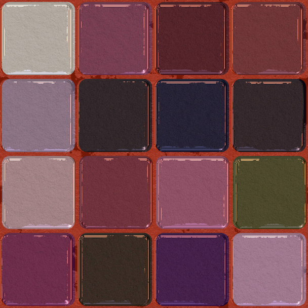 Patrón de maquillaje púrpura sin costuras  - Foto, imagen