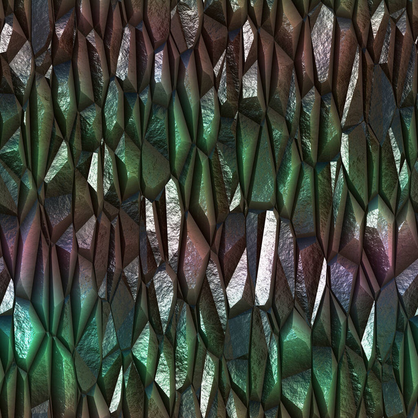 Bezešvé vzory lesklých krystalů - Fotografie, Obrázek