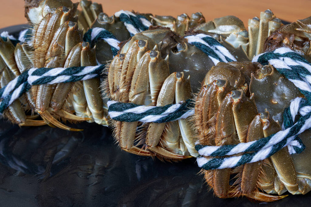Close-up van mollige Yangcheng Lake harige krabben - Foto, afbeelding