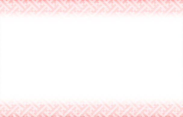 背景素材:ピンク日本語のパターンフレーム - ベクター画像