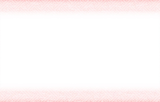 Achtergrondmateriaal: Roze Japans patroon frame - Vector, afbeelding