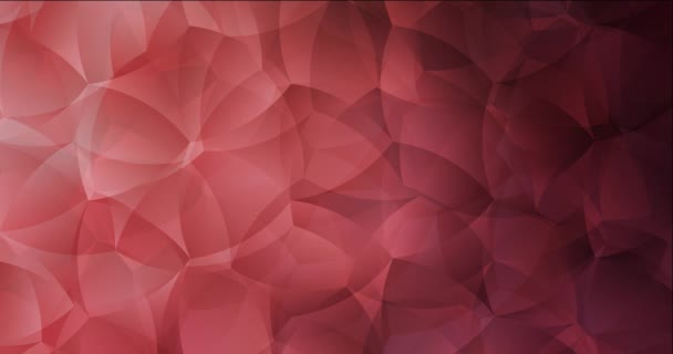 4K looping licht roze, rode animatie met willekeurige vormen. Eenvoudige kleurrijke animatie met abstracte gradiëntvormen. Film voor slimme presentaties. 4096 x 2160, 30 fps. - Video