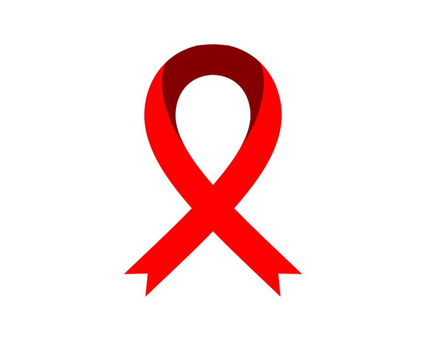Aids símbolo do dia mundial logotipo - Vetor, Imagem