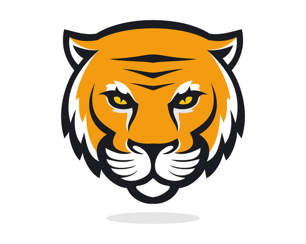 Simple and elegance tiger head - Vector, Image