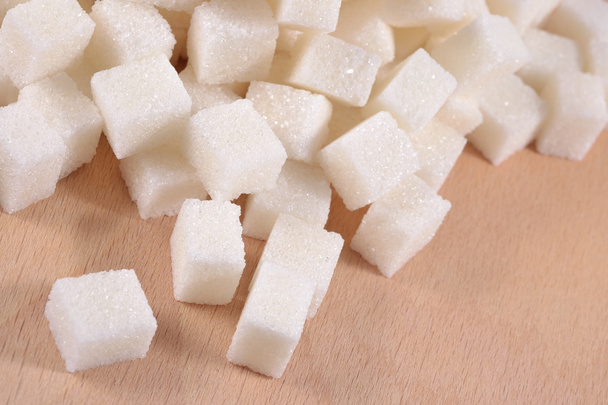 Montón de azúcar refinado
 - Foto, Imagen