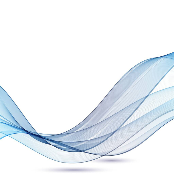 Абстрактний векторний фон, сині хвилясті лінії для брошури, веб-сайт, дизайн флаєрів. ілюстрація. епс 10
 - Вектор, зображення