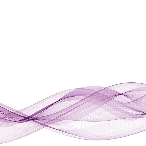 Een Lilac Wave. Abstracte vectorillustratie. Model voor ontwerp, bedrijf, verpakking en ander ontwerp. 10 personen - Vector, afbeelding
