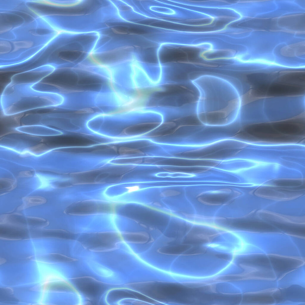 Bezešvé safírové vody vzor    - Fotografie, Obrázek