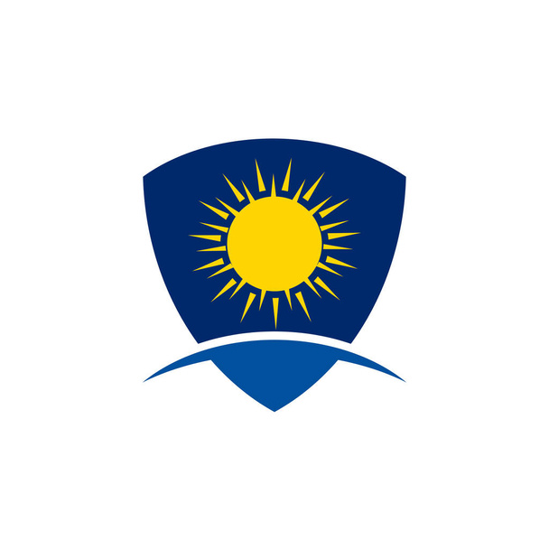 UV-Schutz Logo Symbol Design Vektor-Vorlage - Vektor, Bild