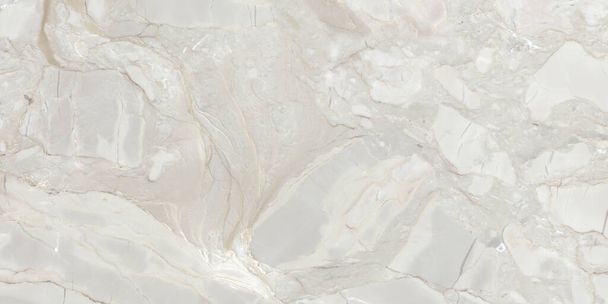 Natuurlijke marmeren achtergrond patroon met hoge resolutie, wit. marmer van witte onyx - Foto, afbeelding