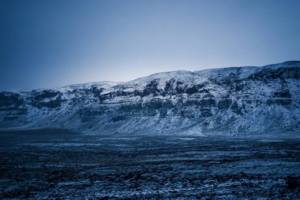 Montagnes enneigées de l'image de l'Islande - Photo, image