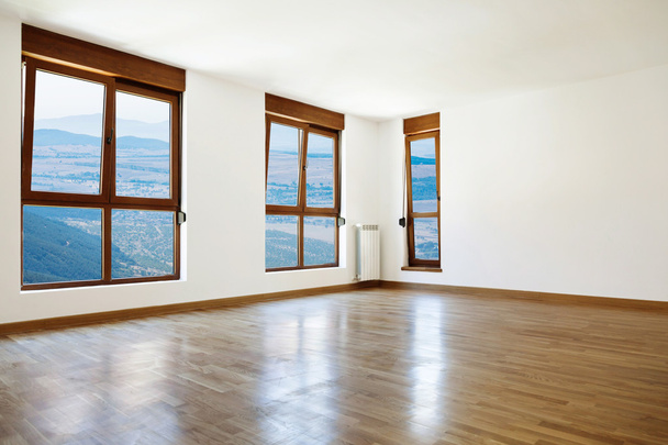 Empty interior room and windows - Photo, Image