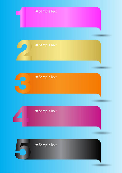 modern text box template, banner Infographics - Vetor, Imagem