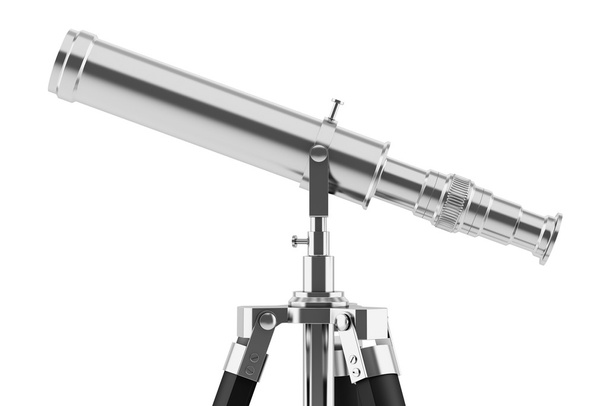 телескоп на тринозі ізольований на білому фоні
 - Фото, зображення