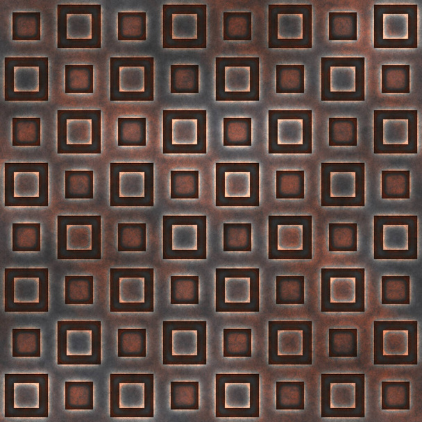Rusty metal grille pattern   - Foto, afbeelding