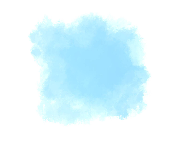 Bunter Fleck auf isoliertem Weiß. Farbige abstrakte Flecken auf Isolationshintergrund. Aquarellgrafik - Vektor, Bild