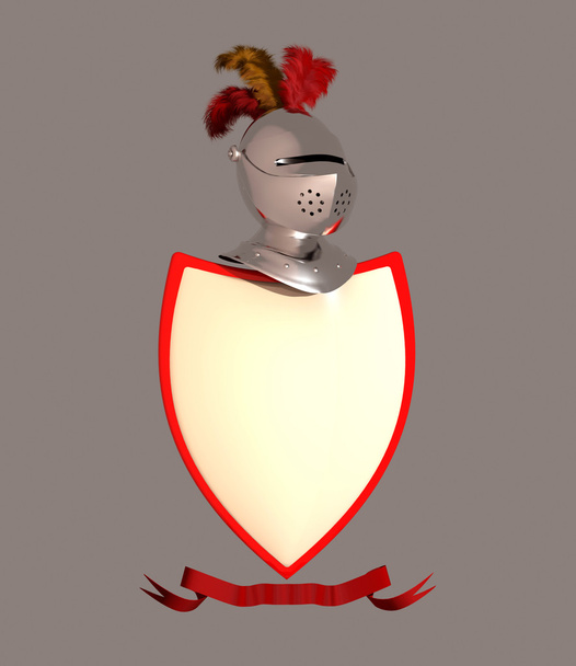 Escudo de armas en blanco
 - Foto, imagen