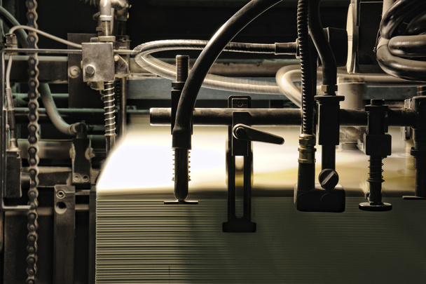 Offset press printing, detail - Photo, Image