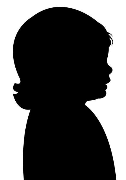 Kız baş siluet - Fotoğraf, Görsel