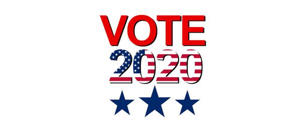 Választási nap az Egyesült Államok 2020 koncepciójában - Fotó, kép