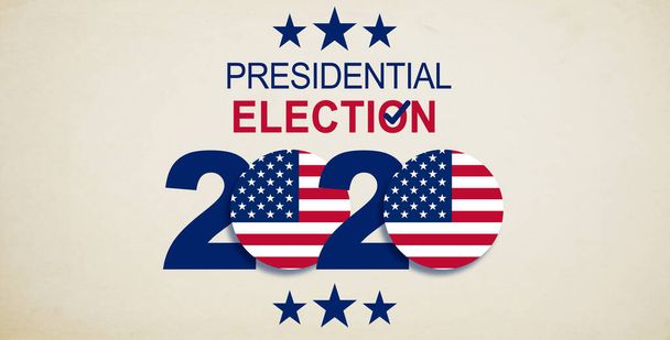 Vaalipäivä Yhdysvalloissa 2020 konsepti - Valokuva, kuva