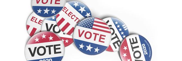 Ημέρα εκλογών στις Ηνωμένες Πολιτείες 2020 Concept - Φωτογραφία, εικόνα