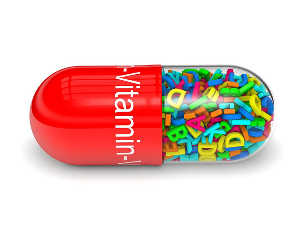 Vitamin capsule - Photo, Image