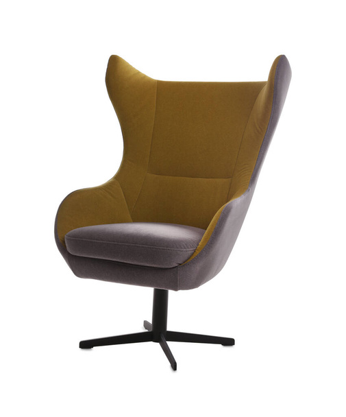 Comfortable armchair isolated on white. Interior element - Foto, Bild