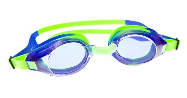 Плавательные очки, изолированные на белом
 - Фото, изображение