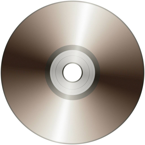 CD isolated on White illustration isolated object 3D illustration. - Φωτογραφία, εικόνα