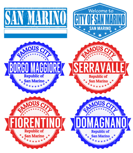 San Marino città francobolli
 - Vettoriali, immagini